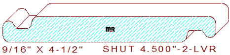 Shutter/Louver 4-1/2" - 2