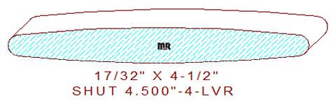 Shutter/Louver 4-1/2" - 4 Shutter/Louver 4-1/2" - 4