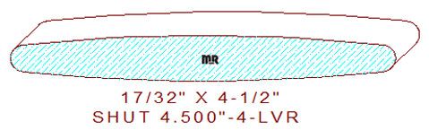 Shutter/Louver 4-1/2" - 4