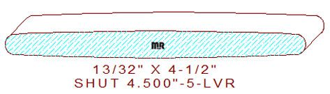 Shutter/Louver 4-1/2" - 5