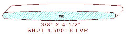 Shutter/Louver 4-1/2" - 8 