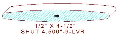 Shutter/Louver 4-1/2" - 9 