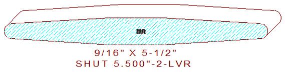 Shutter/Louver 5-1/2" - 2 