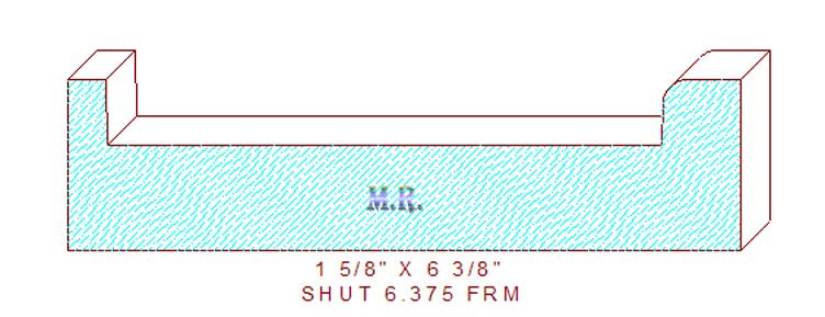 Shutter/Louver 6-3/8"