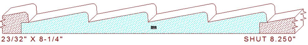 Shutter/Louver 8-1/4" Shutter/Louver 8-1/4"
