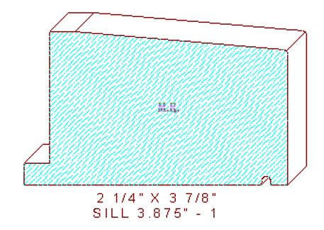 Sill Moulding 3-7/8" - 1 Sill Moulding 3-7/8" - 1