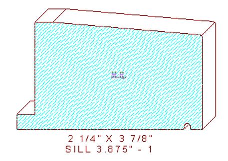 Sill Moulding 3-7/8" - 1