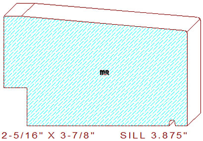 Door Sill / Threshold Moulding 3-7/8"