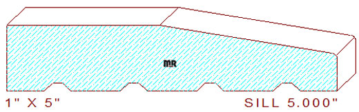 Door Sill/Threshold Moulding 5" Door Sill/Threshold Moulding 5"