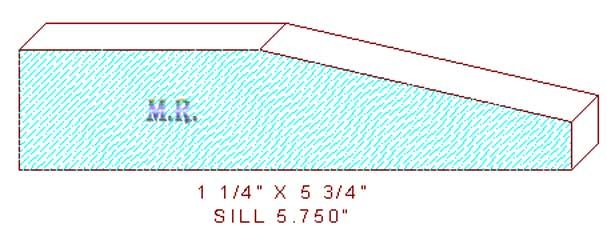 Door Sill Moulding 5-3/4" Door Sill Moulding 5-3/4"
