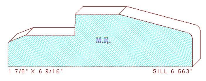 Door Sill Moulding 6-9/16" Door Sill Moulding 6-9/16"