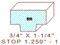 Stop 1-1/4" - 1 Stop 1-1/4" - 1