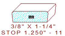 Stop 1-1/4" - 11 Stop 1-1/4" - 11