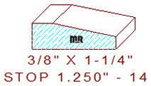 Stop 1-1/4" - 14 Stop 1-1/4" - 14