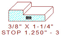 Stop 1-1/4" - 3 Stop 1-1/4" - 3