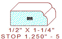Stop 1-1/4" - 5 Stop 1-1/4" - 5