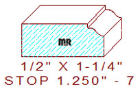 Stop 1-1/4" - 7 Stop 1-1/4" - 7
