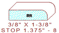 Stop 1-3/8" - 8 Stop 1-3/8" - 8