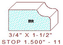 Stop 1-1/2" - 11 Stop 1-1/2" - 11
