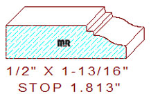 Stop 1-13/16" Stop 1-13/16"