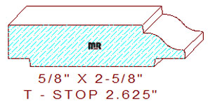 Stop 2-5/8" Stop 2-5/8"