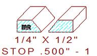 Stop 1/2" - 1 Stop 1/2" - 1