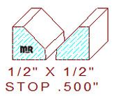 Stop 1/2" Stop 1/2"