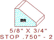 Stop 3/4" - 2 Stop 3/4" - 2