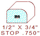 Stop 3/4" Stop 3/4"