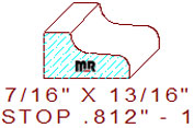 Stop 13/16" - 1 Stop 13/16" - 1