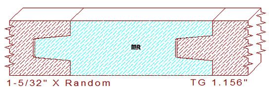Tongue & Groove 1-5/32"