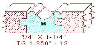 Tongue & Groove 1-1/4" - 12