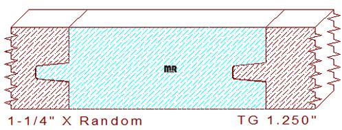 Tongue & Groove 1-1/4" 