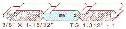 Tongue & Groove 1-5/16" - 1 