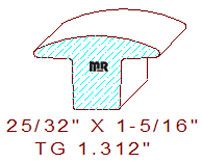 Flooring T-Mould 1-5/16" Flooring T-Mould 1-5/16"