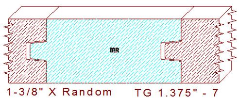 Tongue & Groove 1-3/8" - 7