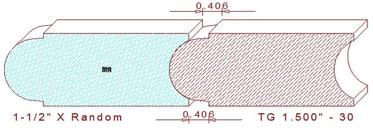 Tongue & Groove 1-1/2" - 30