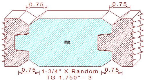 Tongue & Groove 1-3/4" - 3