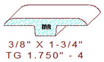 Flooring Transition Piece 1-3/4" - 4