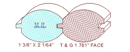 Tongue & Groove 1-25/32"