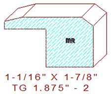 Flooring Transition Piece 1-7/8" - 2 Flooring Transition Piece 1-7/8" - 2