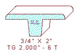 Flooring Transition Piece 2" - 6 Flooring Transition Piece 2" - 6