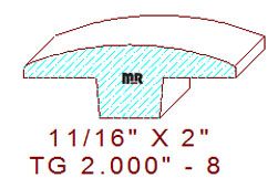 Flooring Transition Piece 2" - 8 
