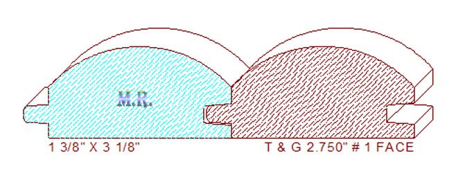 Tongue & Groove 2-3/4" -1 