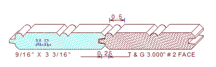 Tongue & Groove 3" - 2