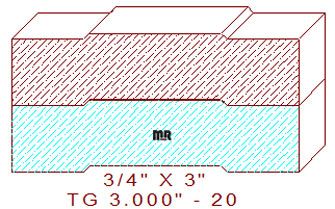 Tongue & Groove 3" - 20