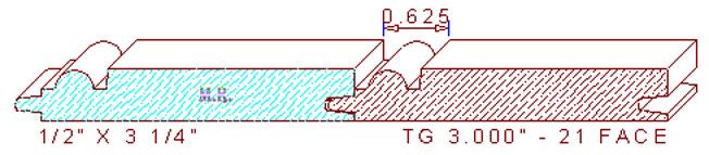 Tongue & Groove 3" - 21