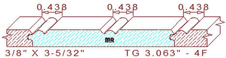 Tongue & Groove 3-1/16" - 4 Tongue & Groove 3-1/16" - 4