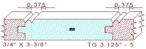 Tongue & Groove 3-1/8" - 5