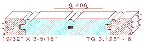 Tongue & Groove 3-1/8" - 6